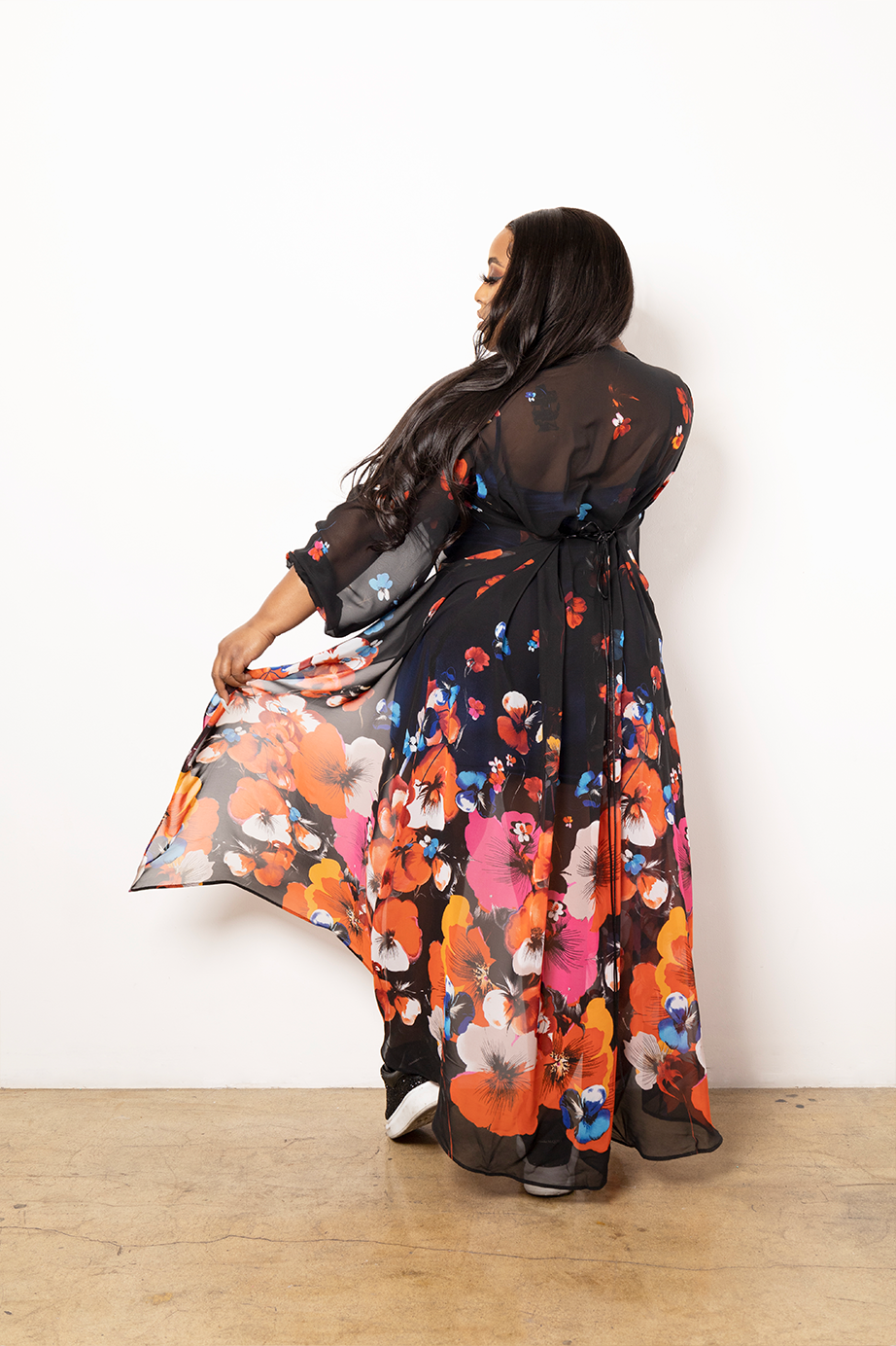 Floral Sheer Cardigan