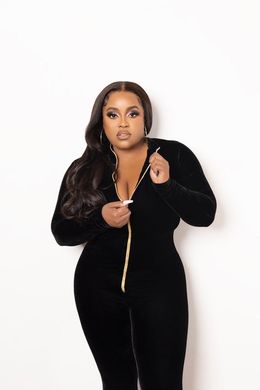 Aryana Velvet Jumpsuit