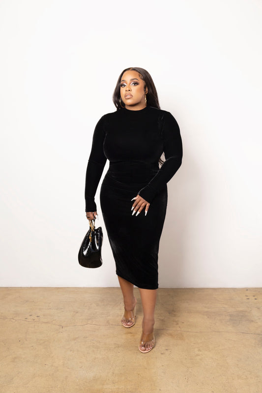 Penelope Velvet Dress